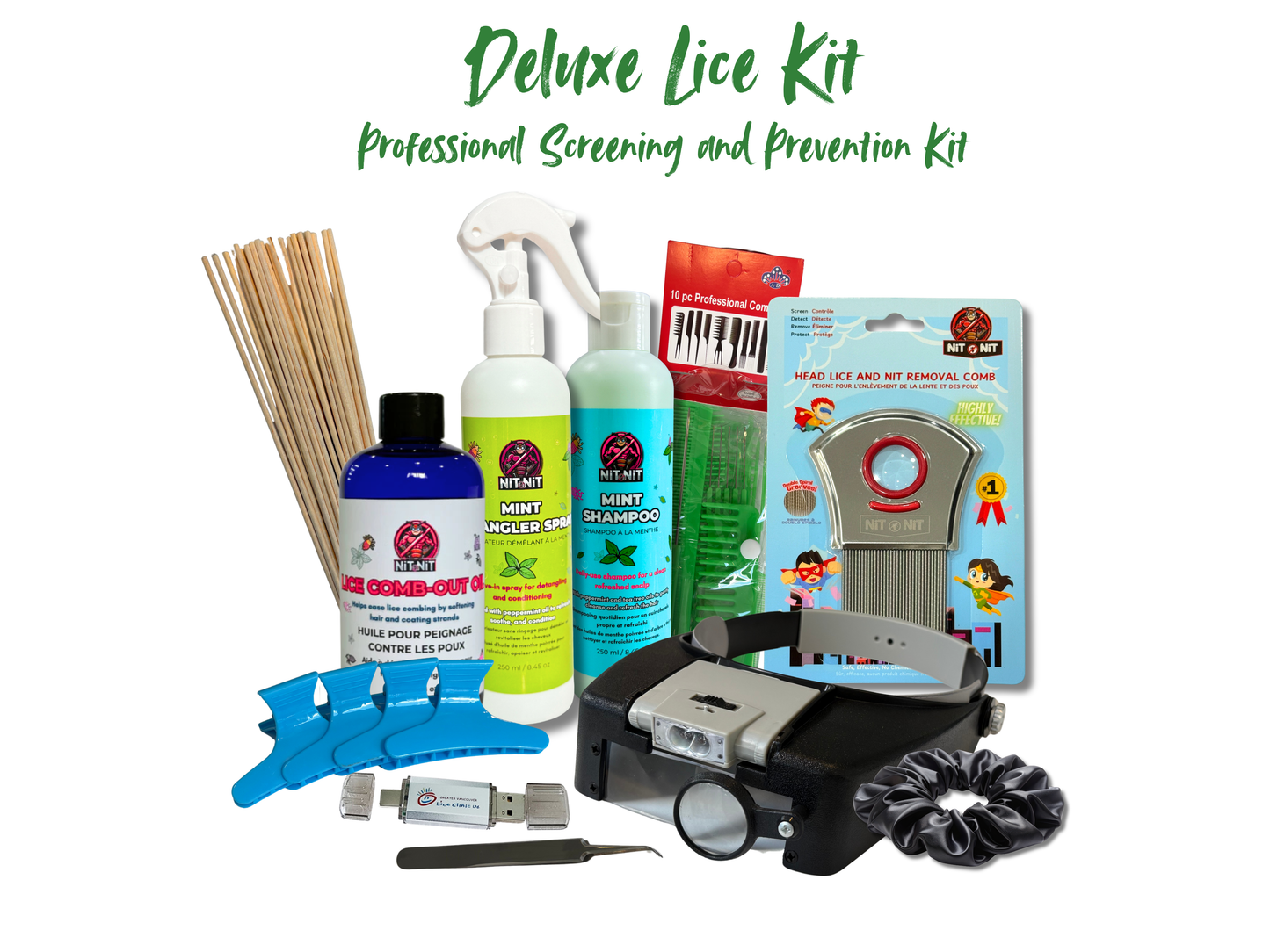 Deluxe Lice Treatment & Prevention Kit