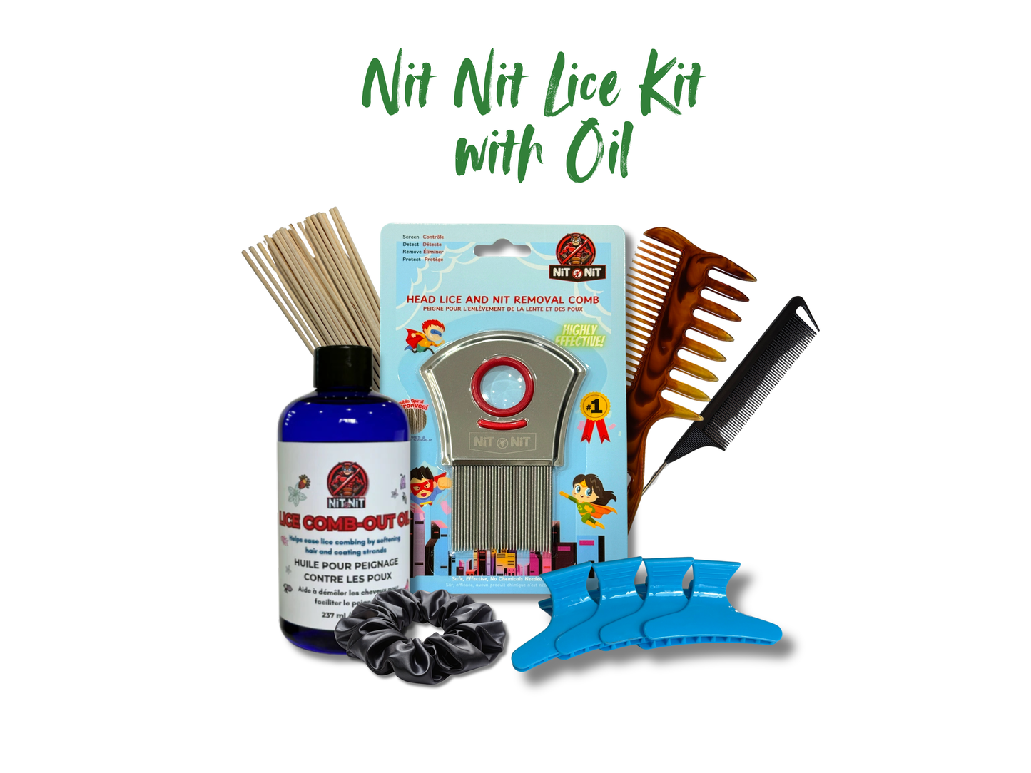 Nit Nit Lice Removal Kit with the Oil