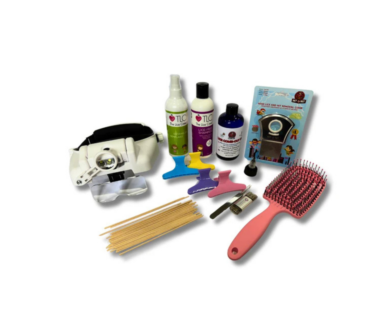 Deluxe Lice Treatment & Prevention Kit – With Magnifying Visor Upgrade