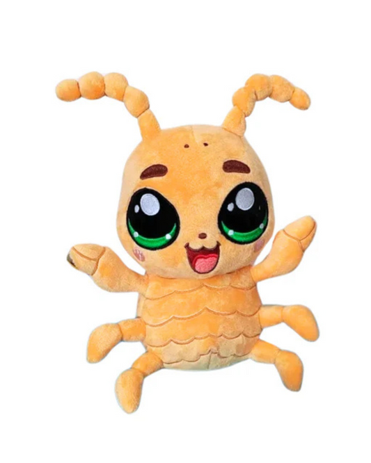 Lucy The Louse - Educational Toy (green or blue eyes) in Tutu Skirt