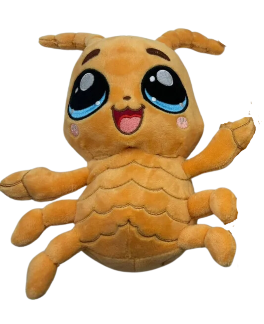 Lucy The Louse - Educational Toy (green or blue eyes) in Tutu Skirt